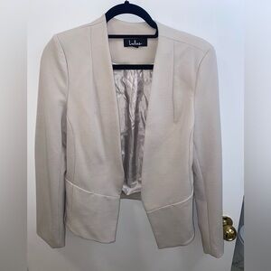 Tan Structured Lulus Blazer